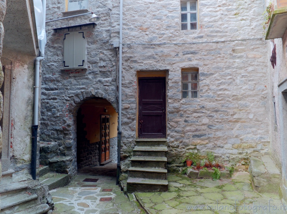 Rosazza (Biella, Italy) - Small square between the houses
